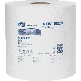 Putztuch-Großrolle Tork® extra stark, 1000 Abrisse, hochweiß Produktbild